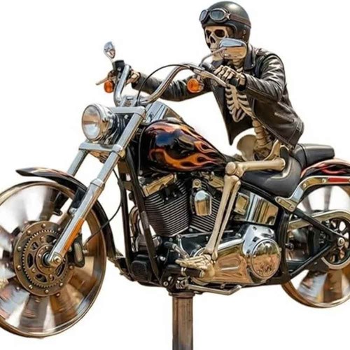 Motorrad-Windrad