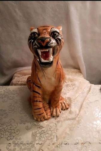 Seltene keramikfigur tiger - keramikfigur,