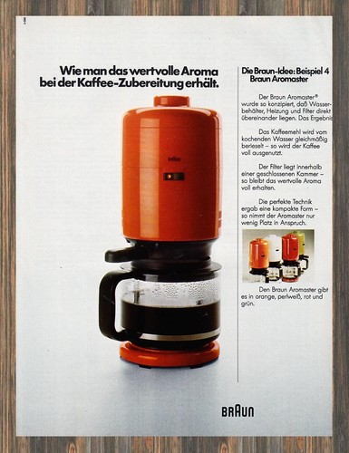 Braun aromaster reklame - -,