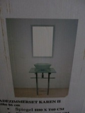 Glaswaschtisch Anlage Karen II, NEU und OVP, inkl. Spiegel