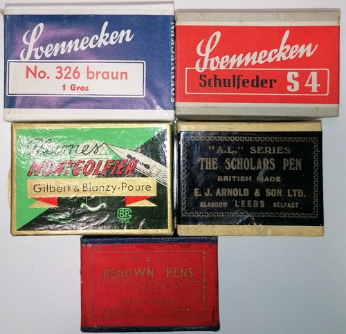 Verschiedene schreibfedern - verschiedene,