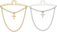 2 Pack Messing Krawattenkette