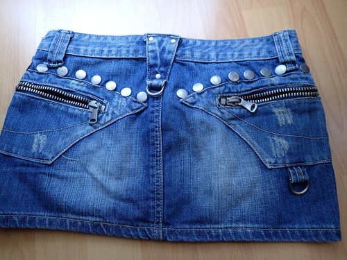 Stylischer mini jeansrock - mini-, bt