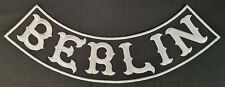Siderocker BERLIN Aufnäher Rückenschleife Rückenpatch BIKER ROCKER 1