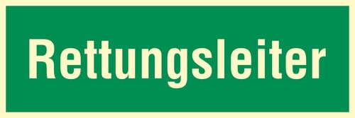 Rettungsleiter fluchtwegschild - rettungsleiter,