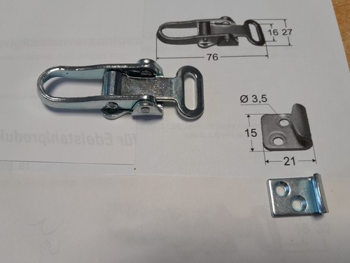 Verschluss riegel packkiste - m,