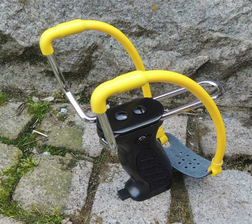 Steinschleuder gelb zwille mit - steinschleuder,