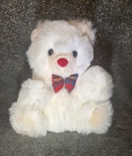 Weiche Handspielpuppe Bärchen, weiß, H. 23 cm