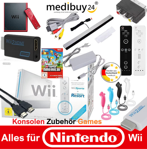 Nintendo wii konsole nunchuk - wii,