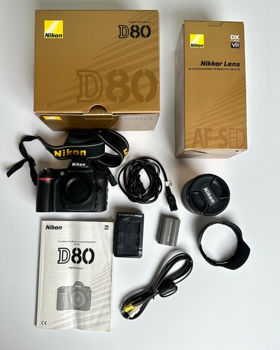 Nikon d80 spiegelreflexkamera - nikon,