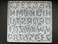 3D Fondantform Buchstaben
