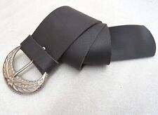 EXKLUSIVER Ledergürtel HOCHWERTIG Gürtel 6cm Breit WEICHES Leder 60-75cm BRAUN *