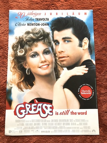 Grease kinoplakat poster - grease,