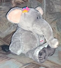 Nici Elefant Dame mit Blumen Priscilla Summer NEU (ohne Etikett)! 33 cm