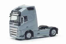 herpa 313353-003 Volvo FH 16 Gl. XL 2020 Solozugmaschine 2achs - silbergrau 1...