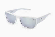 PUMA Sonnenbrille 'PE0121S 003 60-15 135' - white/white/silver - verspiegelt