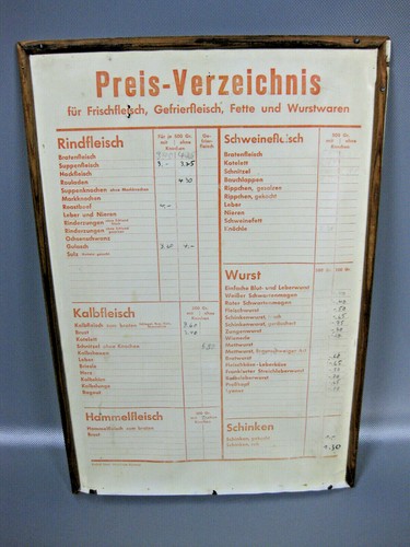 Altes preis verzeichnis - altes, preis-verzeichnis