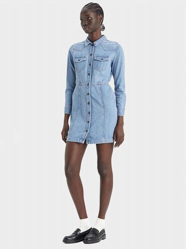 Damen kleid levis - damen, 0001