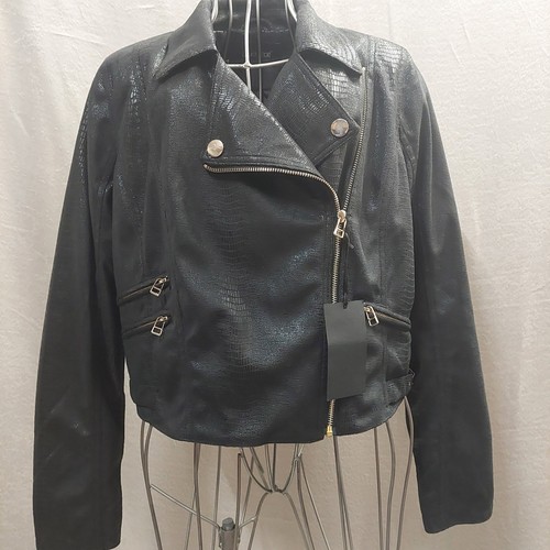 Damen bikerjacke kurz schwarz - damen,