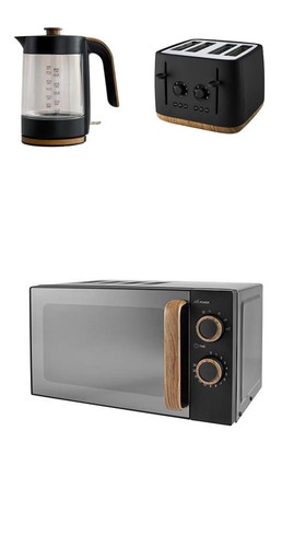 Mattschwarzes scandi set - mattschwarzes,