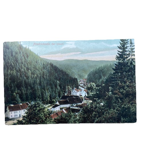 Postkarte friedrichroda der - postkarte, ak