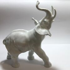 schöner Gräfenthal Porzellanelefant weiß 21 cm