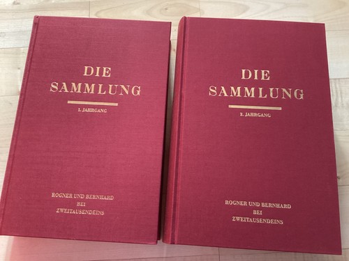 Die sammlung und 2 - sammlung,,