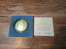 Panama, 20 Balboas, Simon Bolivar, 1973, Silber, original, in Box