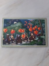 alte AK Kinder mit Lampions Waldkinder mit Physalis Herbst ungelaufen um 1925