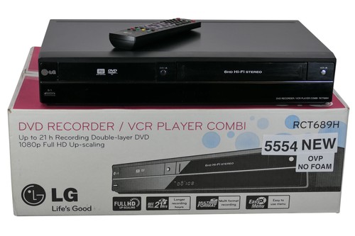 Rct689h dvd vhs - lg, &