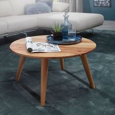 FineBuy Couchtisch Massivholz