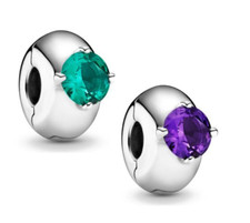 Charm bead stopper clip - charm,