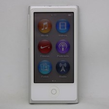 Apple iPod nano 7. Generation Silber (16GB) Bluetooth / MP3 Player / vom Händler