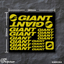 Giant stickersatz gelb - giant,