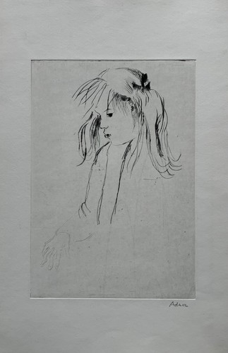 Karl adser 1912 1995 radierung - karl, 1912-1995