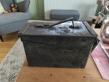 Alte Munitionskiste Blech 28 x 19 x 14 cm