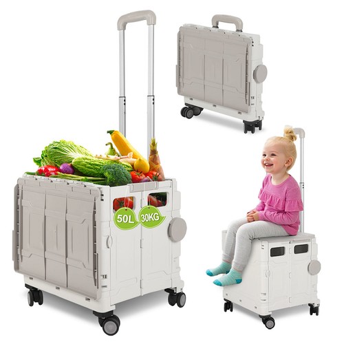 Klappbarer einkaufstrolley - klappbarer,