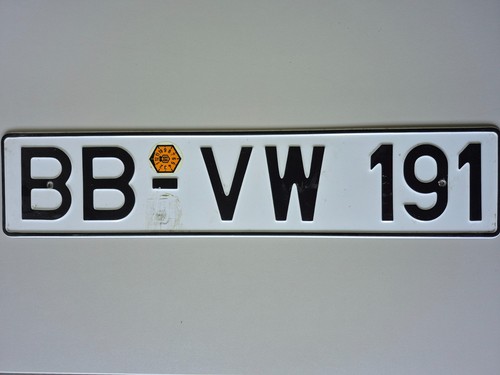 Vintage din kennzeichen - vintage,