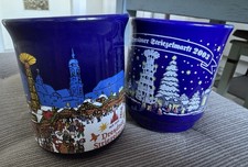 2Tassen Dresdner Striezelmarkt Weihnachtsmarkt 2003 Sammeltassen