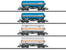 Minitrix 15538 - Güterwagen Set Druckgas-Kesselwagen DB AG Ep.IV 4-teilig - NEU