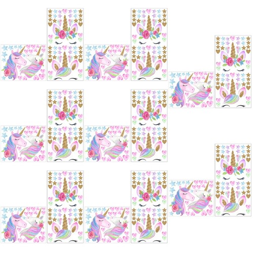 Pack einhorn wandtattoo - 8,