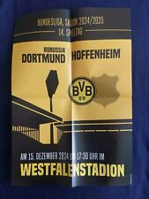 Spielplakat Poster BVB Borussia Dortmund vs TSG Hoffenheim 2024/25 Bundesliga