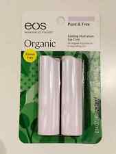 EOS Bio Lippenbalsam Geschmacksfrei 2er Pack.