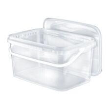 Rechteckiger Eimer mit Deckel