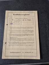 FORD WERKE ECJ Capri 1969 85 PS 1967 Fahrzeugschein Sammlung 32