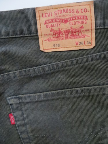 Levi 518 shoecut cord jeans - levi's,