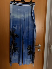 Weite Marccain Hose Pants Welby Palmen XL 44 46, N 6 / N 7 Marc Cain Wide Fit