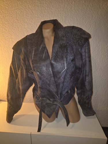 80er vintage jacke echtleder - 80er,