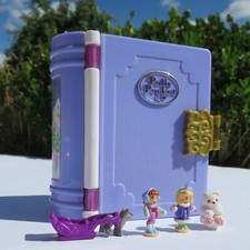 Mini Polly Pocket Sparkle Snowland 100% complete Glitzer Schloss IGLU Bluebird