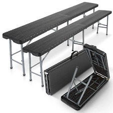 AREBOS 2x Bank klappbar